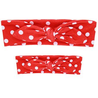 Mom And Baby Rabbit Ears Baby Headbands Hair Hoop Stretch Knot Hair Bows Cotton Children Hair Bands For baby Hair Accessories - Labreeze