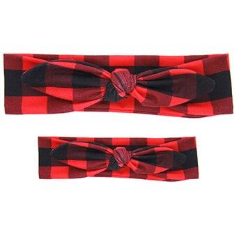 Mom And Baby Rabbit Ears Baby Headbands Hair Hoop Stretch Knot Hair Bows Cotton Children Hair Bands For baby Hair Accessories - Labreeze