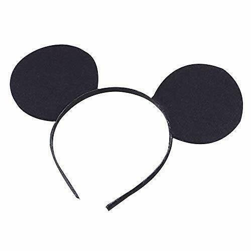 Mouse Ears on Headband , Black , One Size - Labreeze