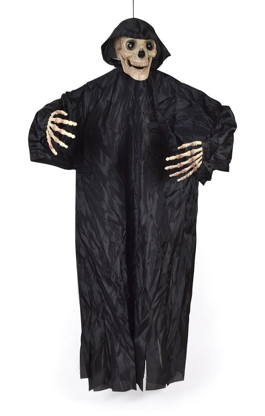 Moving Hanging Skeleton with Flashing Eyes - Labreeze