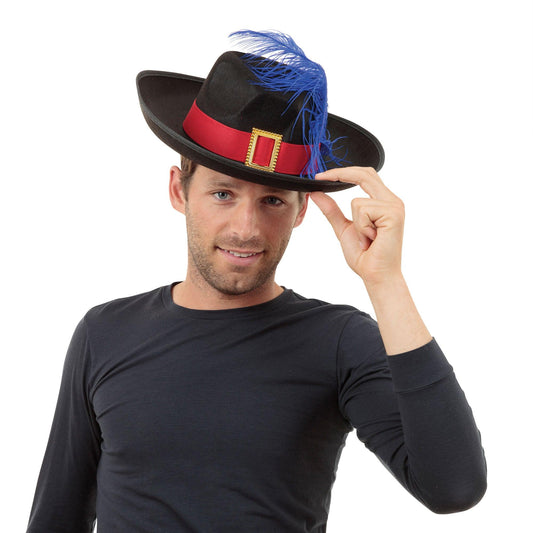Musketeer Felt Hat Black - Labreeze