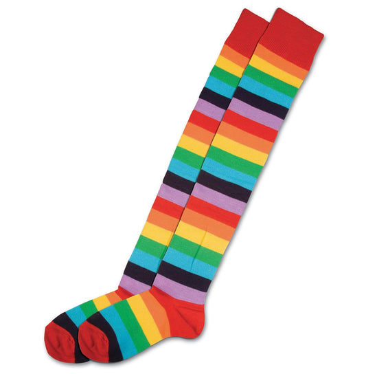 NEW clown Themed Circus Multicoloured Rainbow Socks - Labreeze