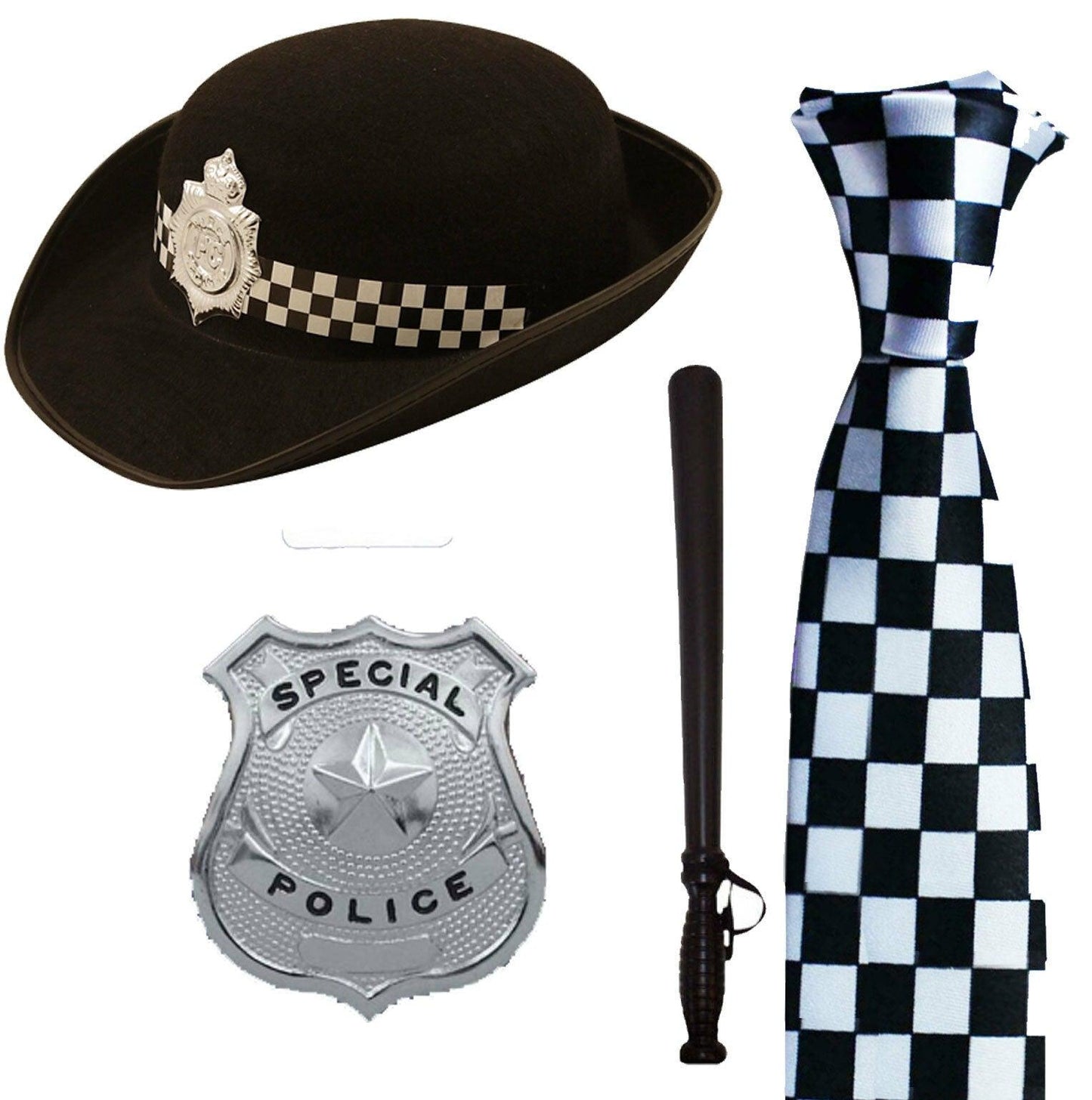 New Policewomen Hat Badge Trencheon Badge Cop Women Fancy Dress Accessory - Labreeze