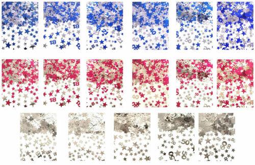 New Silver Star Confetti Wedding Anniversary Birthday Foil Party Decoration - Labreeze