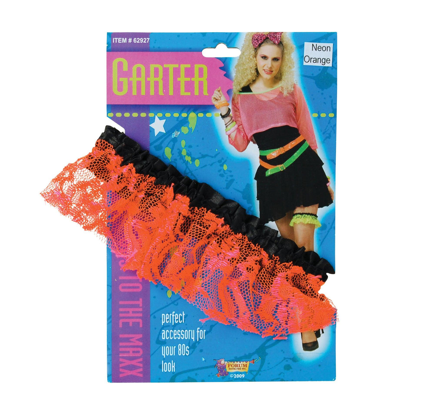 Orange 80s Neon Lace Orange - Labreeze
