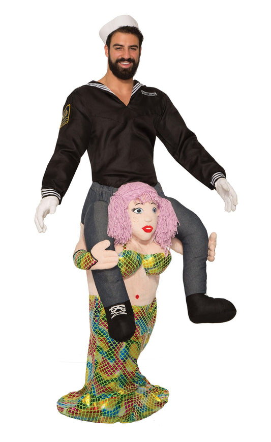 Piggy Back Mermaid Costume - Labreeze