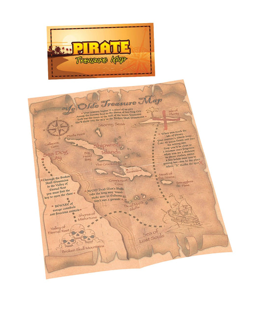 Pirate Treasure Map - Labreeze