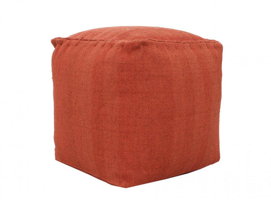 Pouf Hand designed JUTE ( RUST) home decor item - Labreeze