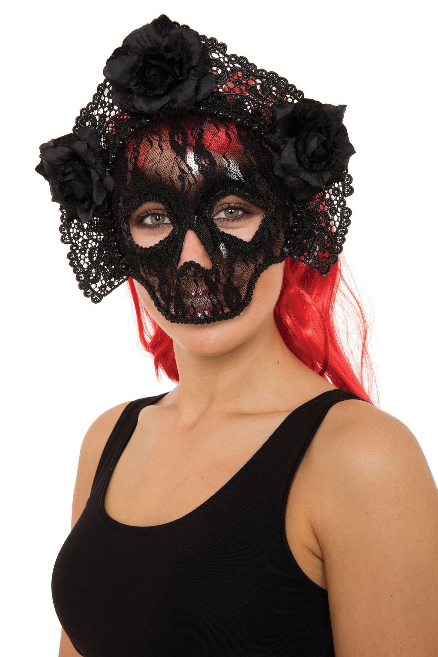 Pretty Deadly Lace Skull Mask - Labreeze