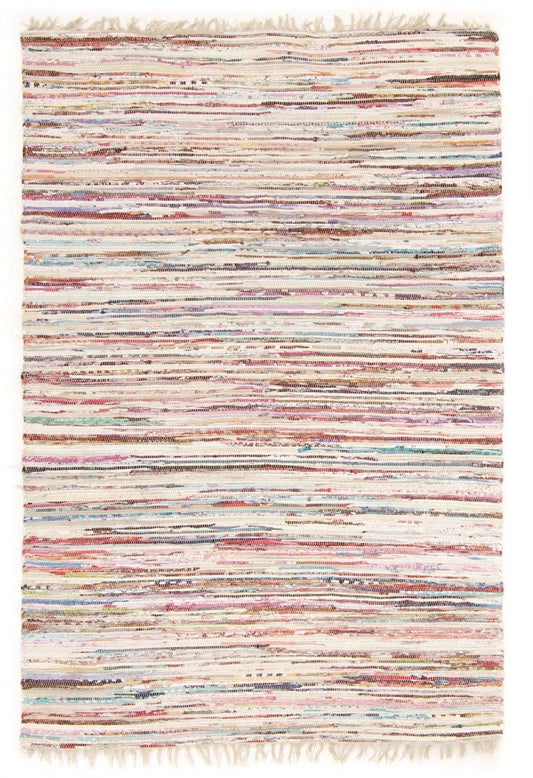 Rag hand made rug (MULTI STRIPS) light - Labreeze