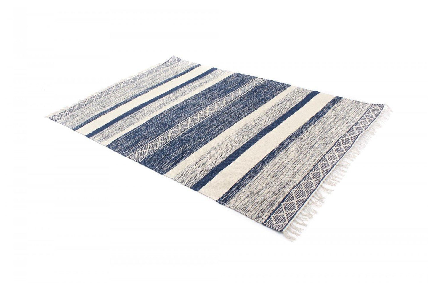 Rag hand made rug Nikita (BLUE) light - Labreeze