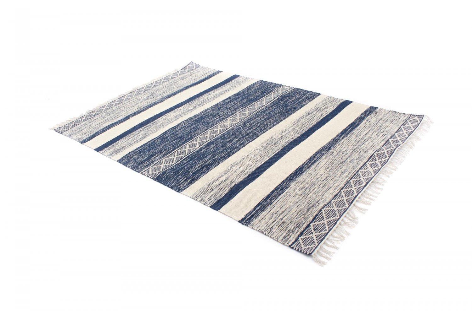 Rag hand made rug Nikita (BLUE) light - Labreeze
