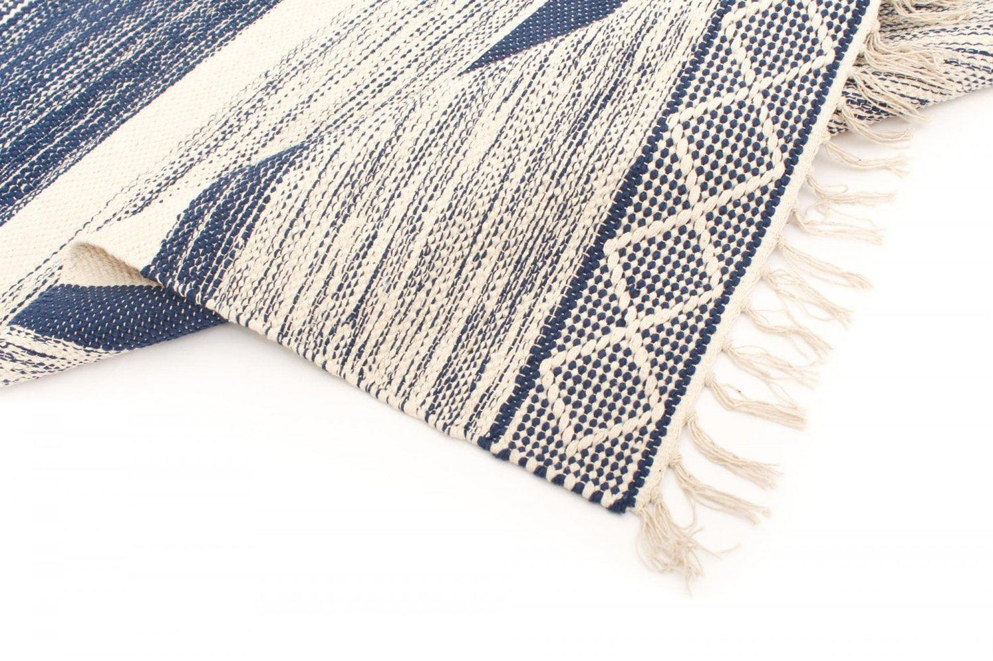 Rag hand made rug Nikita (BLUE) light - Labreeze