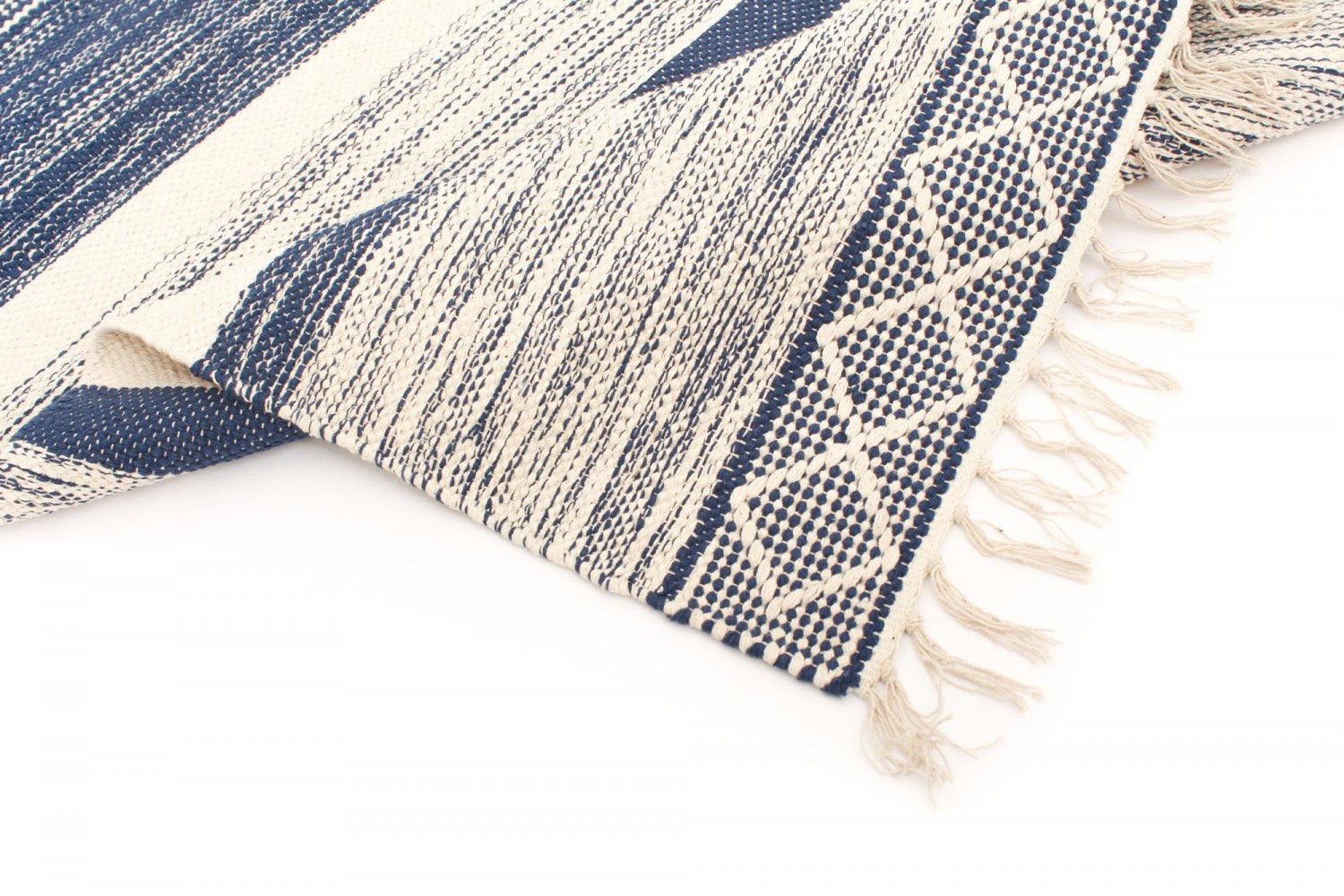 Rag hand made rug Nikita (BLUE) light - Labreeze