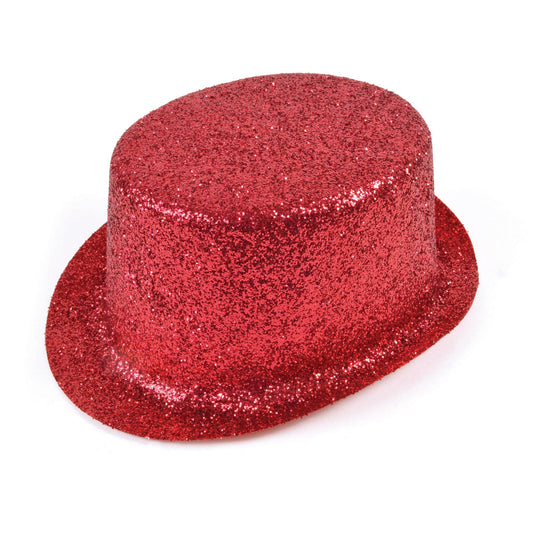 Red Glitter Topper Hat - Labreeze