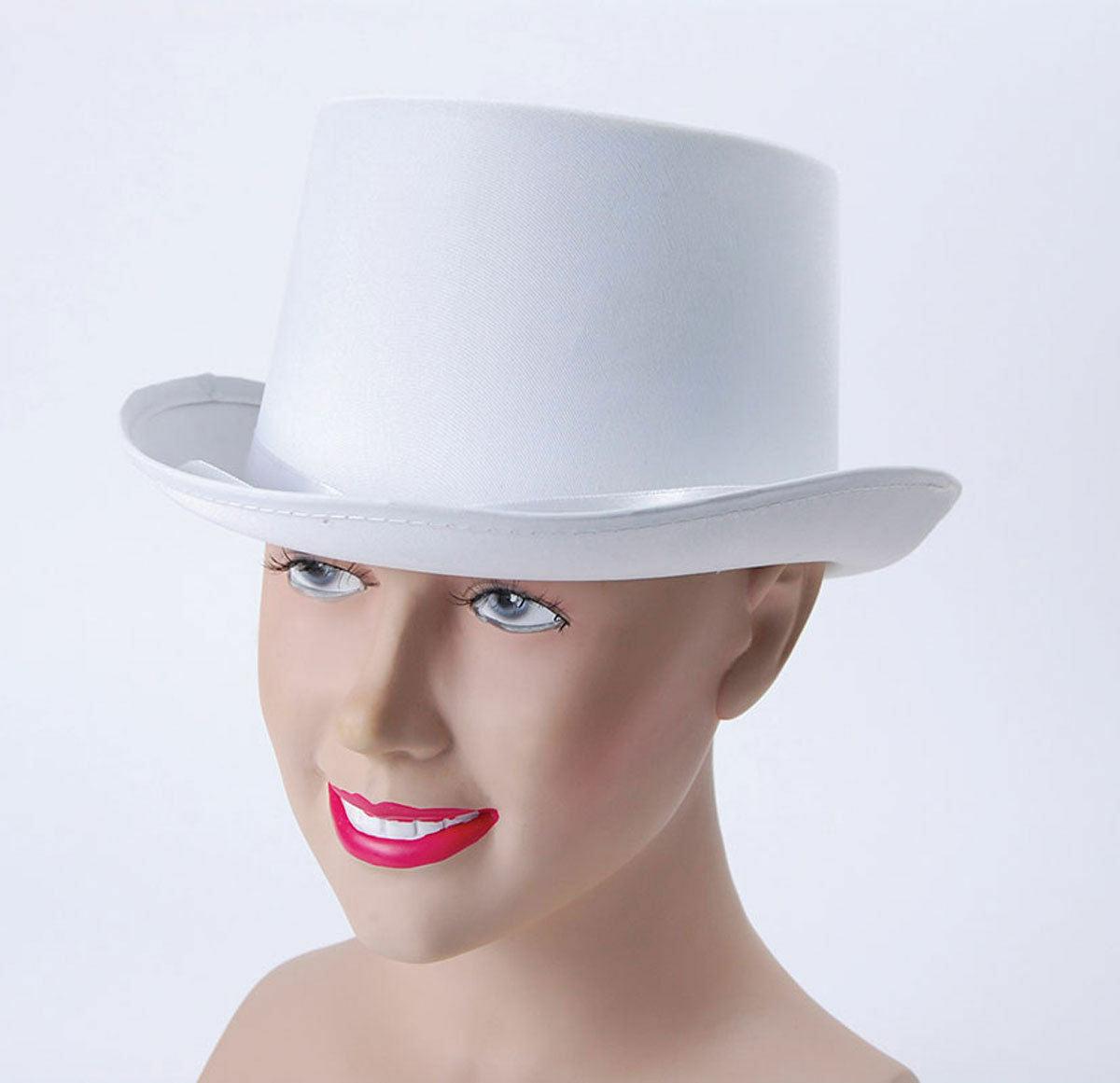Satin White Hat Braces Tie Cigar Tommy gun Fancy Costume Accessories lot - Labreeze