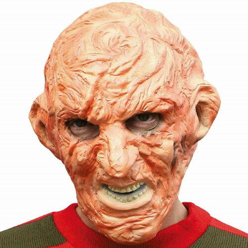 Scary Burnt Man Face Mask Fancy Dress Halloween Horror Freddie Latex Mask - Labreeze