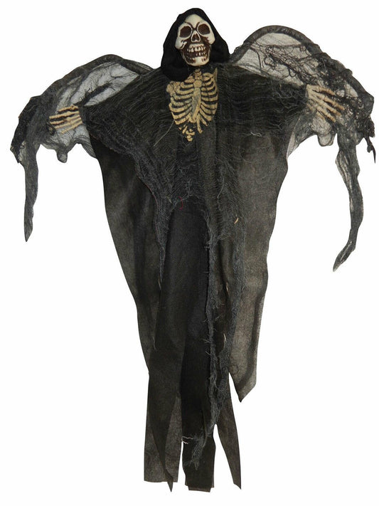 Scary Skeleton Flying Reaper 60cm Halloween Handing Party Decoration Prop - Labreeze