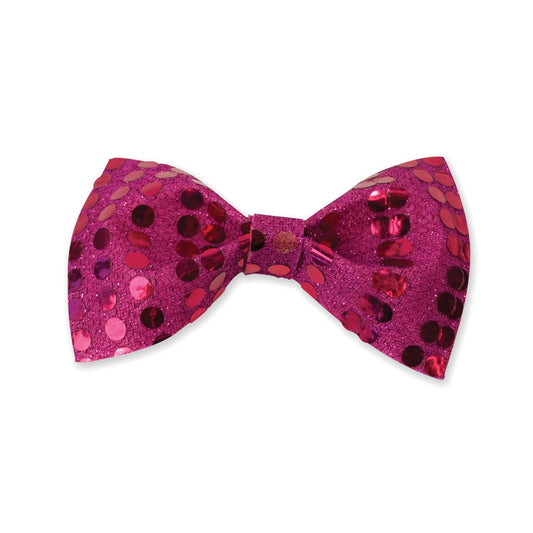 Sequin Bow Tie Pink - Labreeze