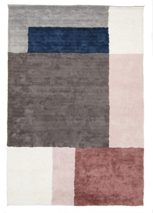 Shaggy Rug Comfy floor handmade SQUARE rug - Labreeze