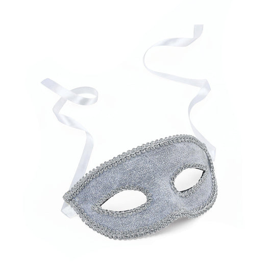 Silver Eye Mask with Ribbon - Labreeze