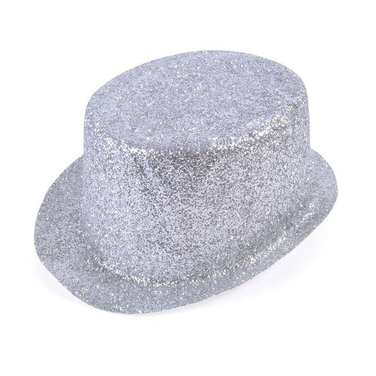 Silver Glitter Topper Hat - Labreeze