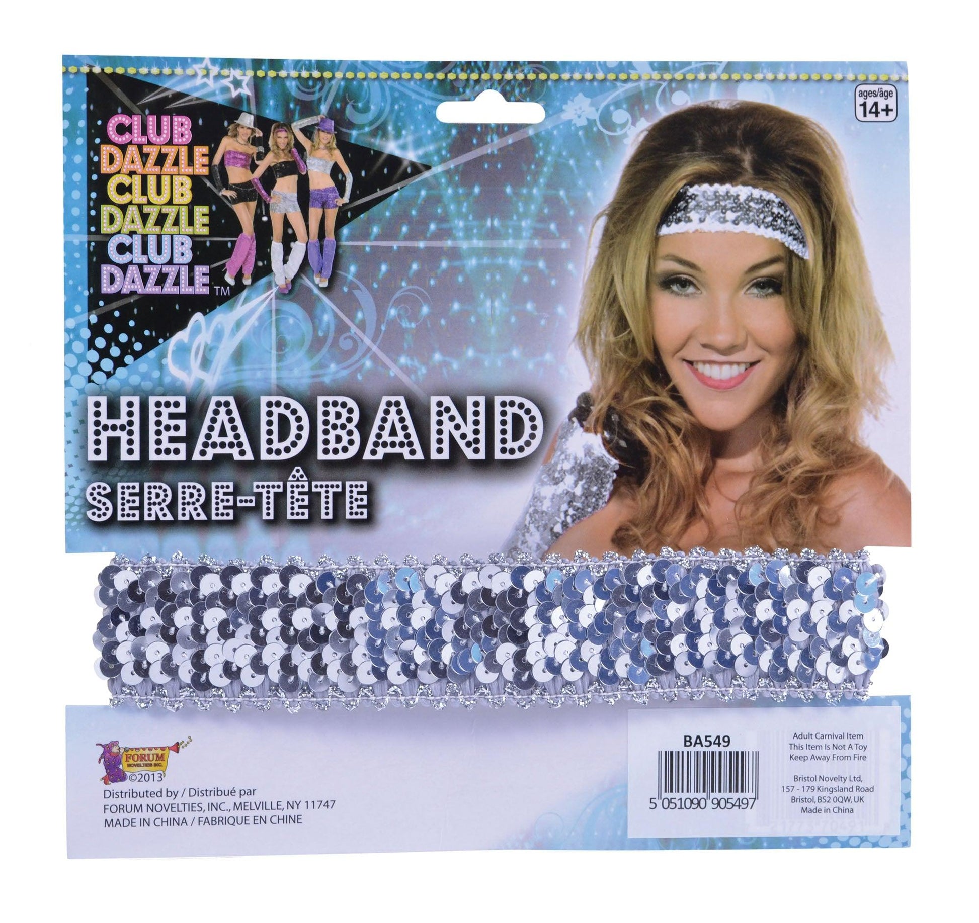 Silver Sequin Headband - Labreeze
