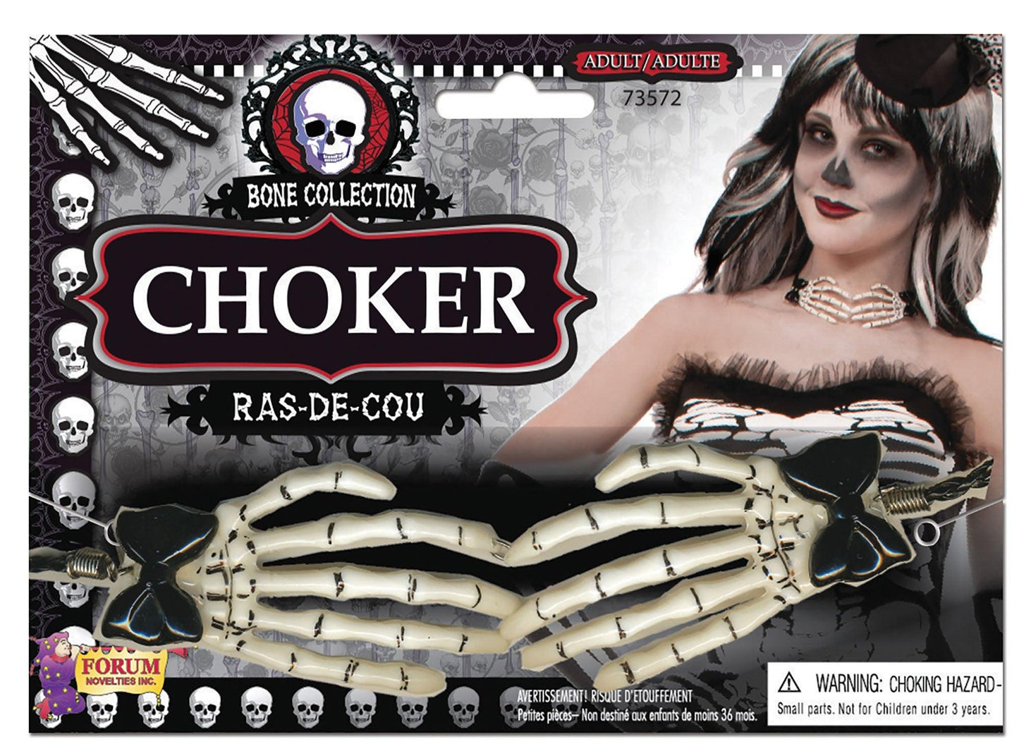 Skeleton Hand Choker - Labreeze