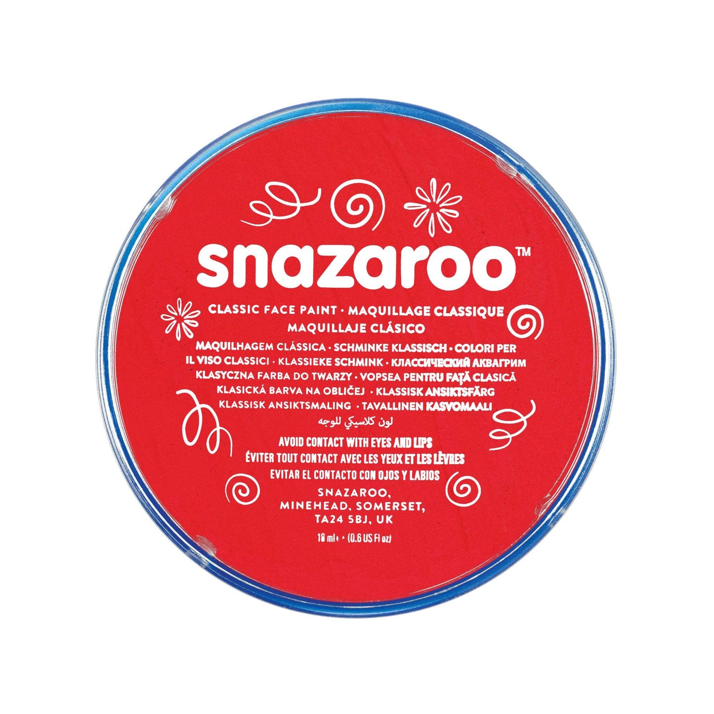 Snazaroo Tub Red - Labreeze