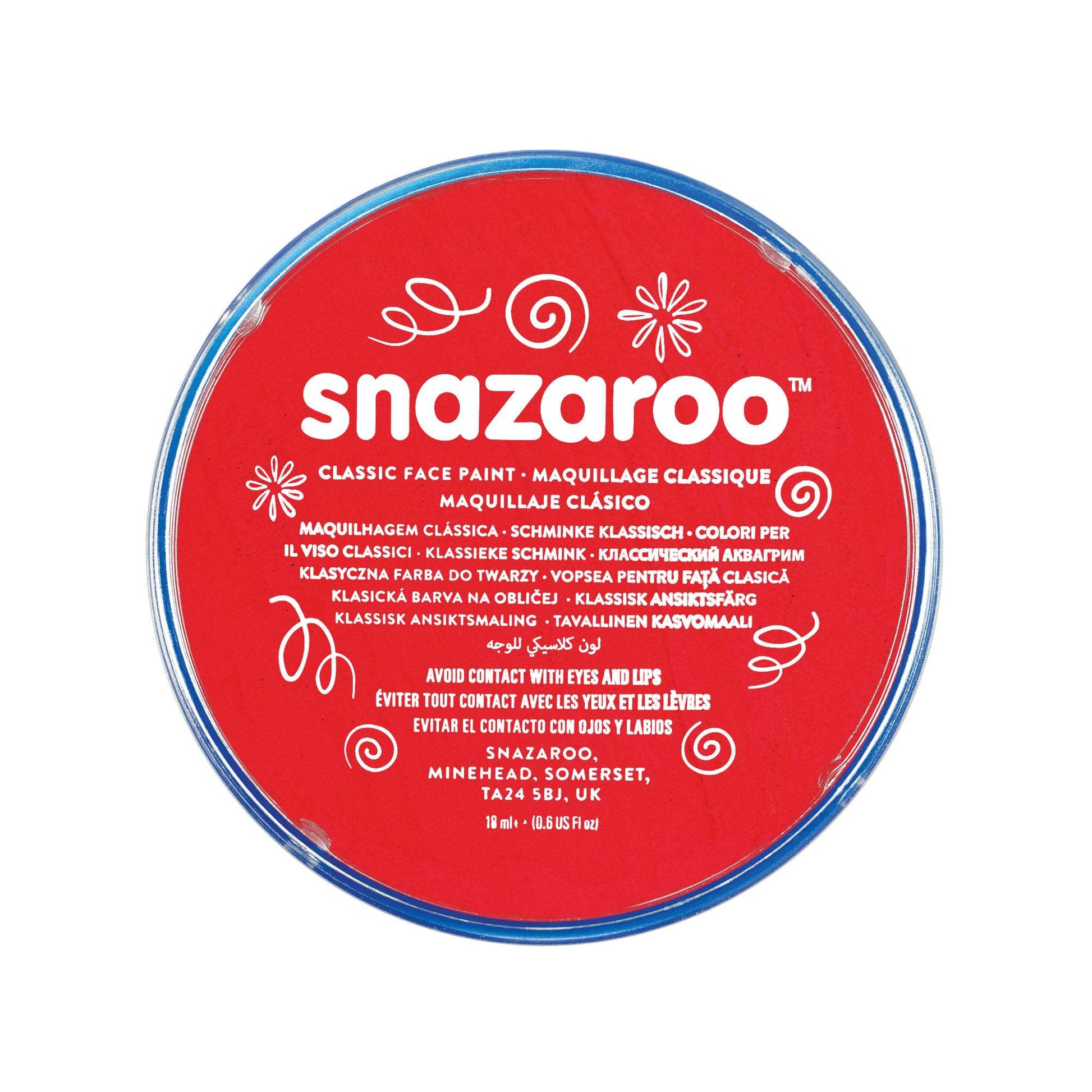 Snazaroo Tub Red - Labreeze