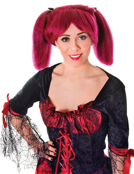 Steampunk Wig (Burgundy) - Labreeze