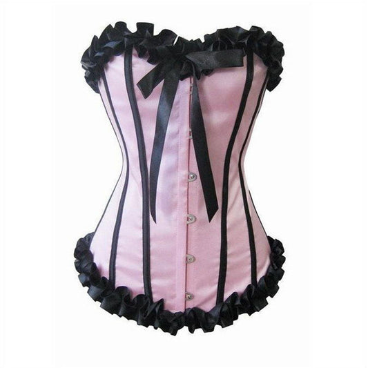 Strapless Corset with Ruffled Edges - Labreeze