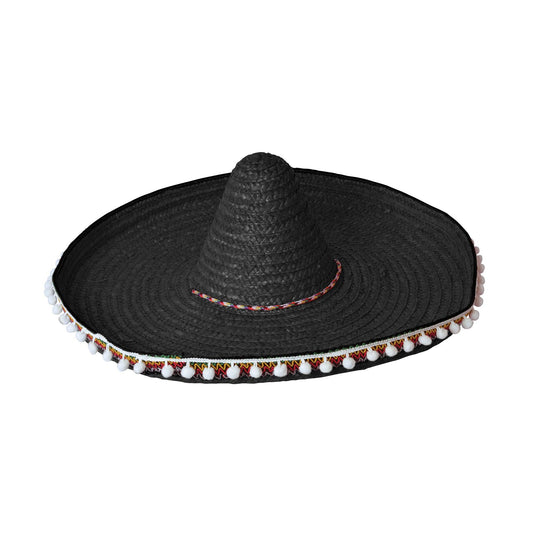 Straw Sombrero Black - Labreeze