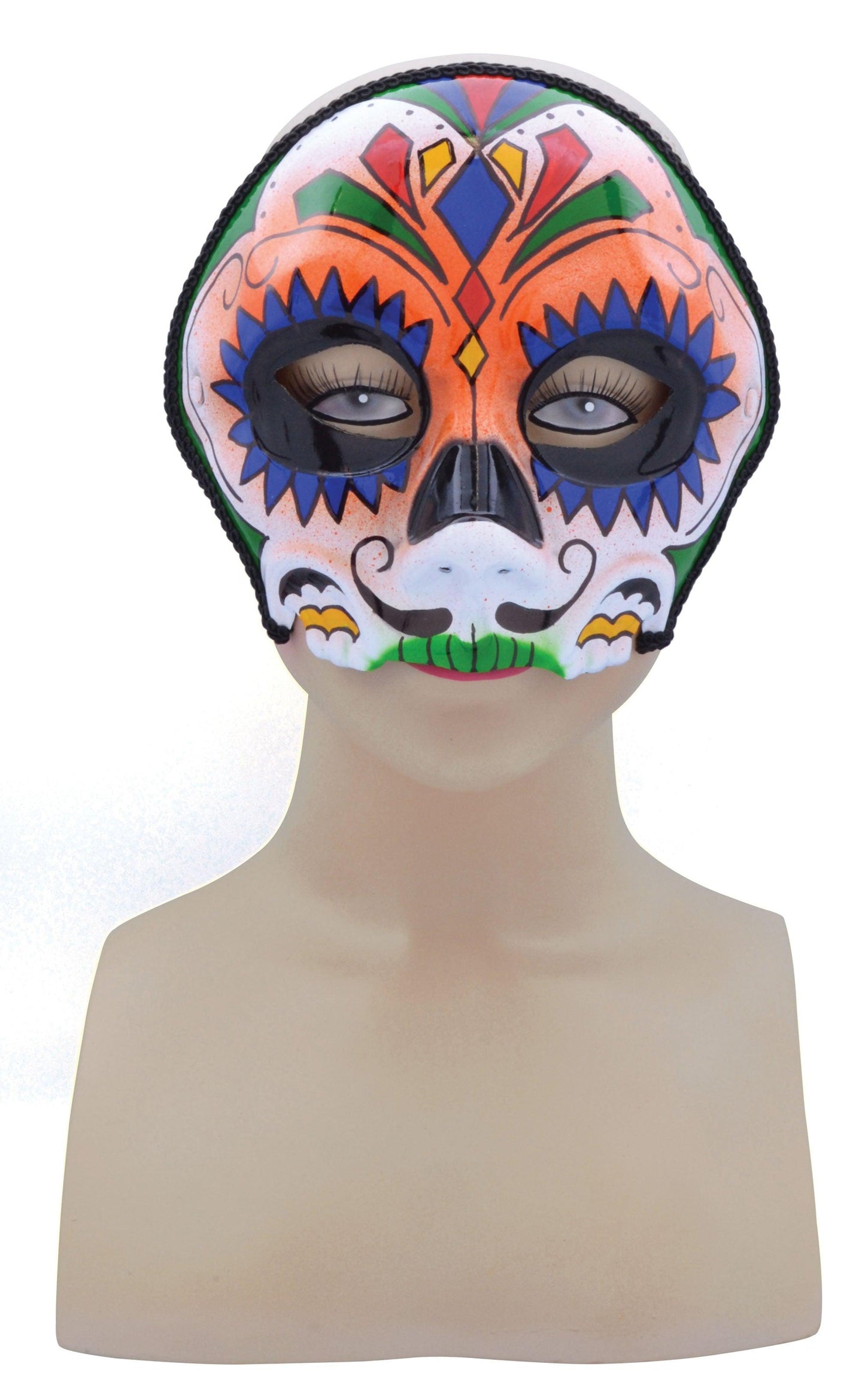 Sugar Skull (Orange Mix) Mask - Labreeze