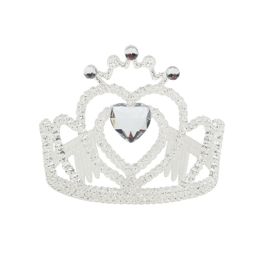 Tiara White Glitter + Heart Stone - Labreeze
