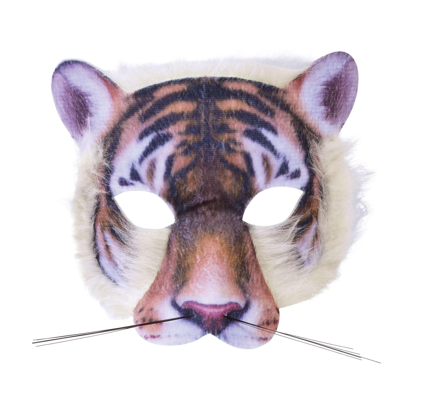 Tiger Face Realistic Fur Mask - Labreeze