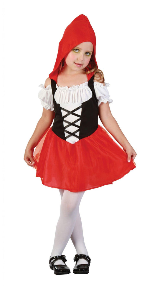 Toddler Little Red Riding Hood Fancy Dress Christmas color - Labreeze