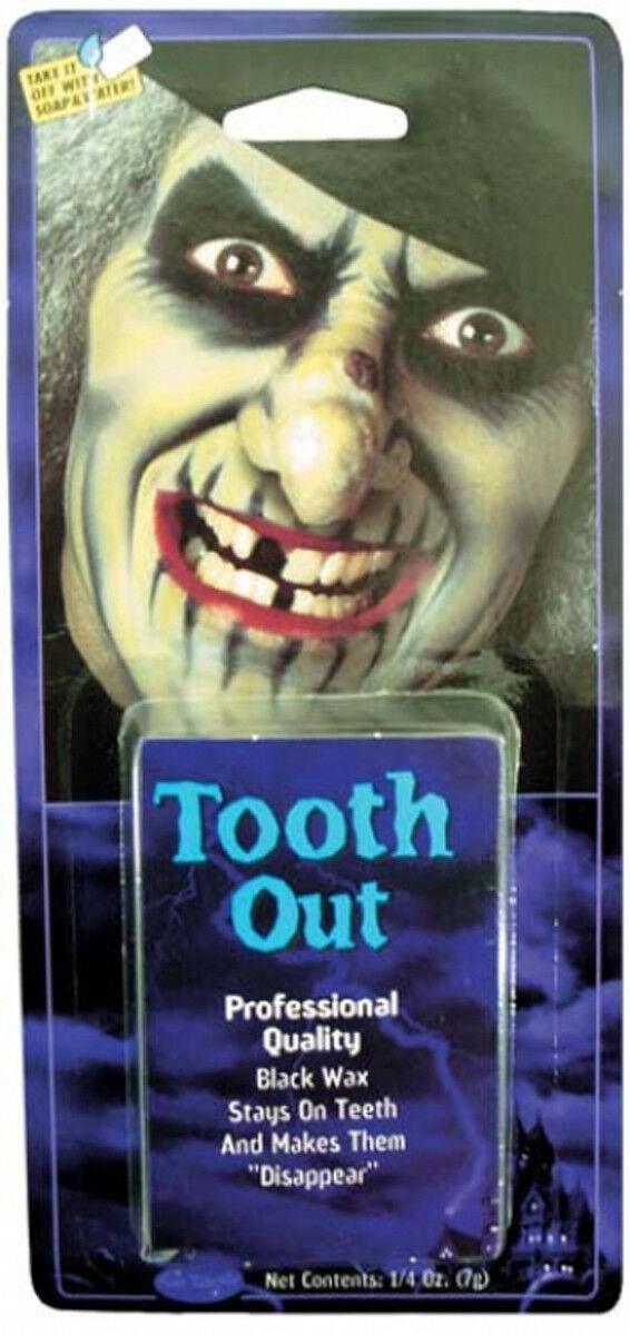 Tooth Wax Black out Teeth Witch Pirate Missing Toothless Halloween Party Make Up - Labreeze