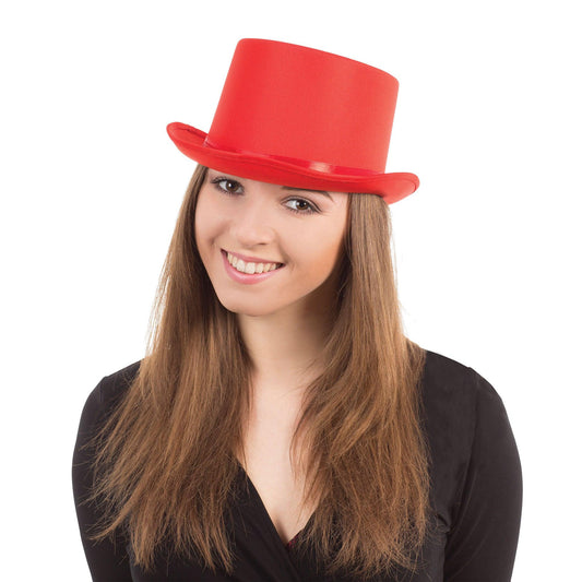 Top Hat Red Satin - Labreeze