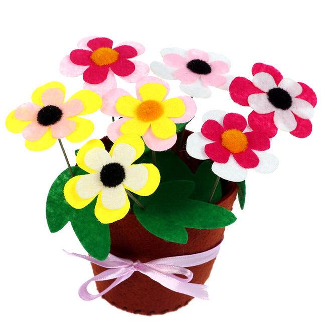 Toys for Children Crafts Kids DIY Flower Pot Potted Plant Kindergarten Learning Education Toys Montessori Teaching Aids Toy - Labreeze