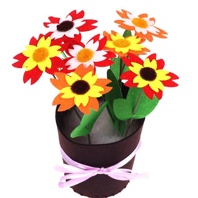 Toys for Children Crafts Kids DIY Flower Pot Potted Plant Kindergarten Learning Education Toys Montessori Teaching Aids Toy - Labreeze