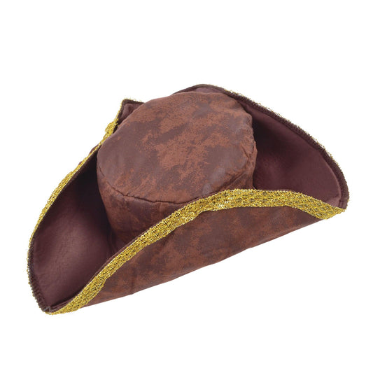 Tricorn Hat Brown Distressed - Labreeze