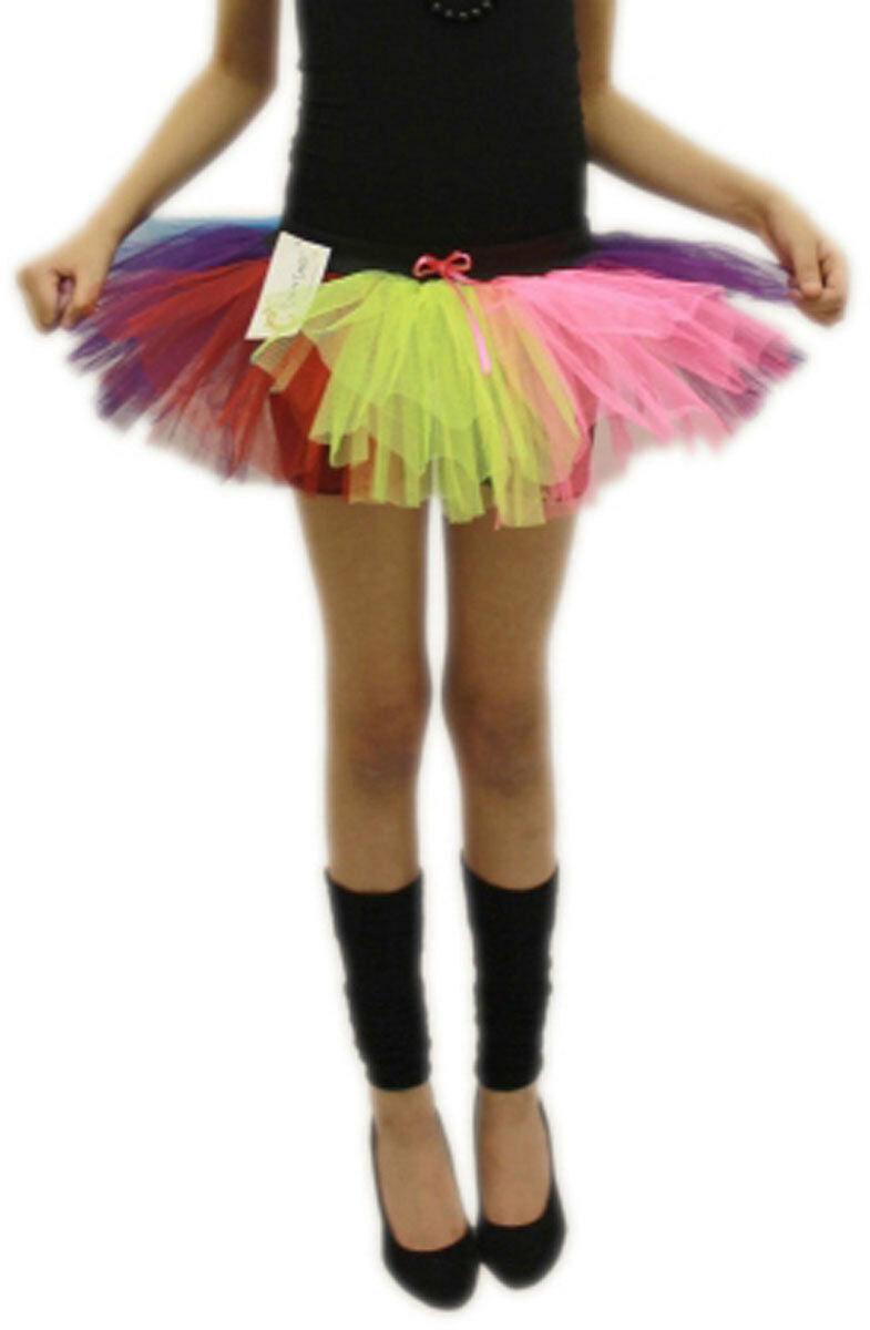 Unisex Printed Rainbow Dress T-Shirt Tie Socks Braces Fancy Dress Accessorie - Labreeze