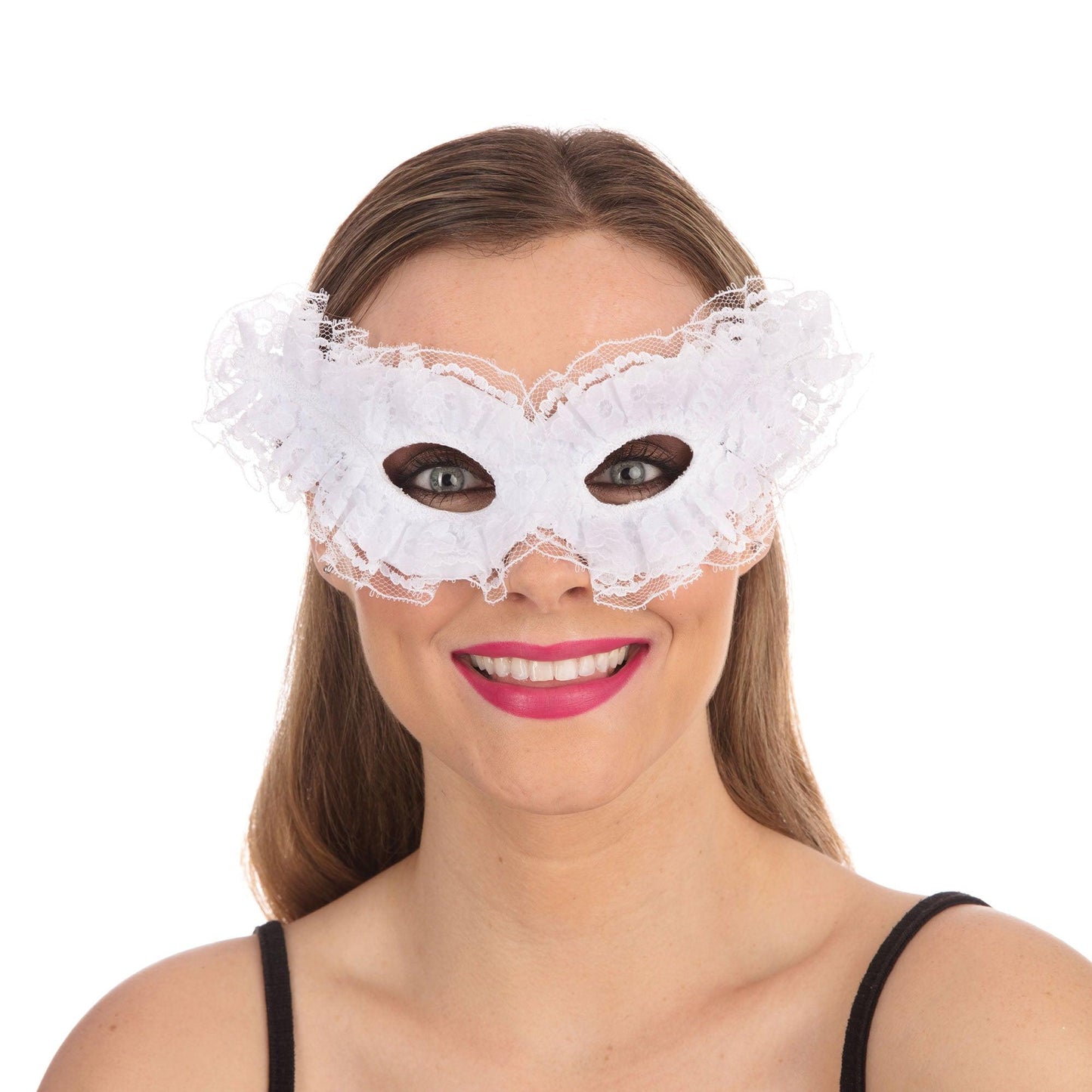 Venetian Carnival Mask White - Labreeze