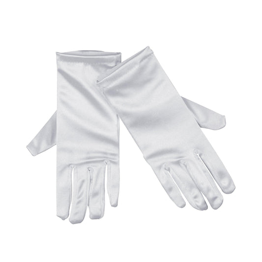 White Satin Gloves - Labreeze