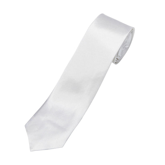 White Skinny Tie - Labreeze