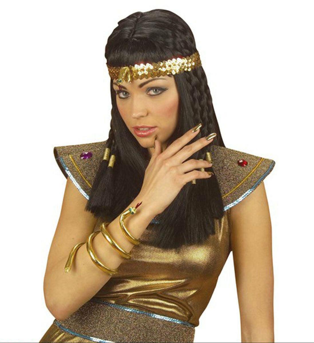 Women Snake Headband Sequined Gold Egyptian Fancy Outfit Accessory - Labreeze