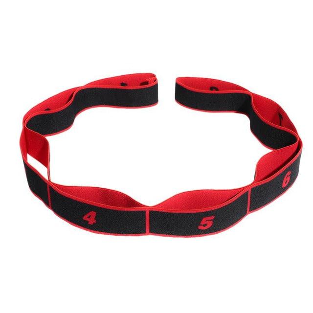 Yoga Pull Strap Belt Polyester Latex Elastic Latin Dance Stretching Band Loop Yoga Pilates GYM Fitness Exercise Resistance Bands - Labreeze