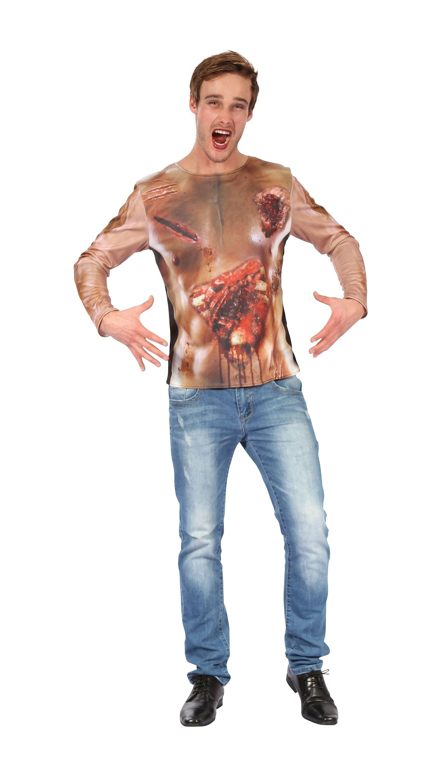 Zombie Man 3D Print Shirt - Labreeze