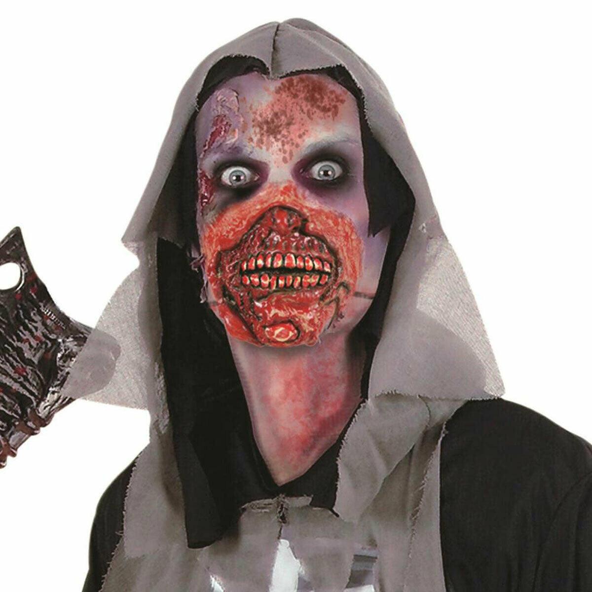 Zombie Mouth Latex Mask Halloween Day of Dead Fancy Dress Party Mask - Labreeze